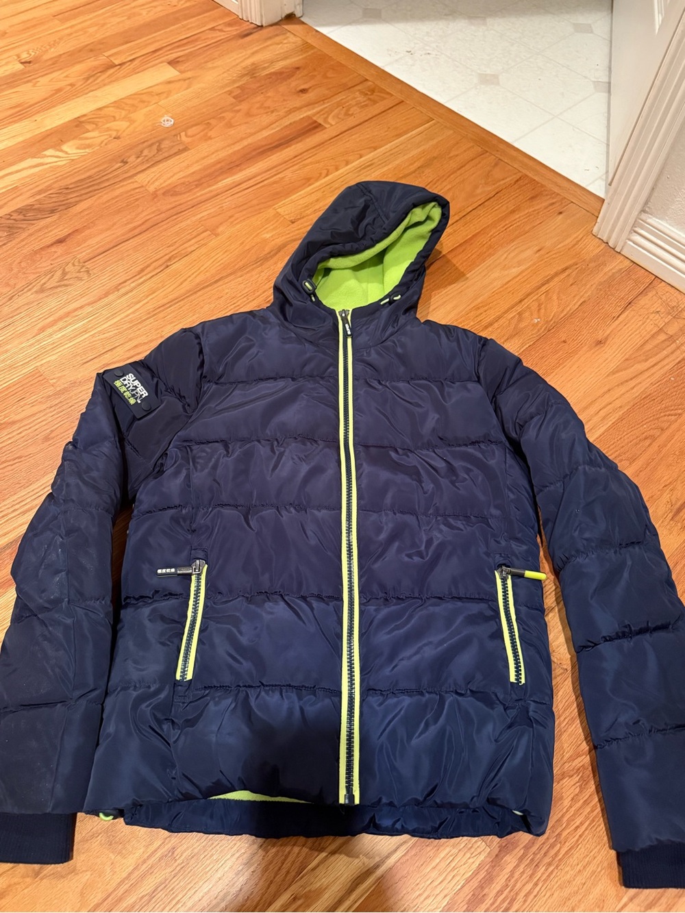 Superdry sports  Puffer Jacket with Hood small